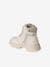 Fur-lined Boots with Zip & Laces, for Babies ecru - vertbaudet enfant 