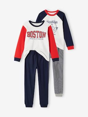 Pack of 2 "Sport US" Pyjamas for Boys  - vertbaudet enfant