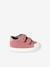 Baskets bébé fille textile scratchées marine+vieux rose - vertbaudet enfant 