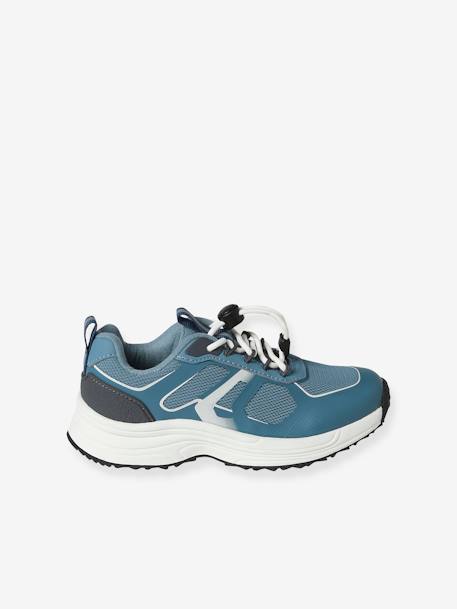 Elasticated Trainers with Thick Soles for Children blue - vertbaudet enfant 