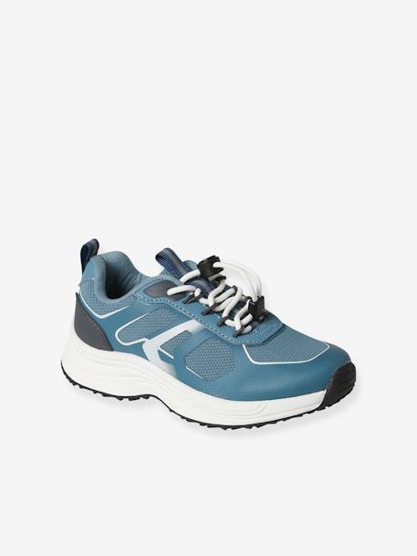 Elasticated Trainers with Thick Soles for Children blue - vertbaudet enfant 