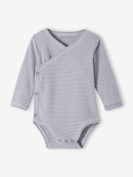 3-Piece Set for Newborns: Jumpsuit + Bodysuit + Comforter in Organic Cotton denim blue+rosy - vertbaudet enfant 