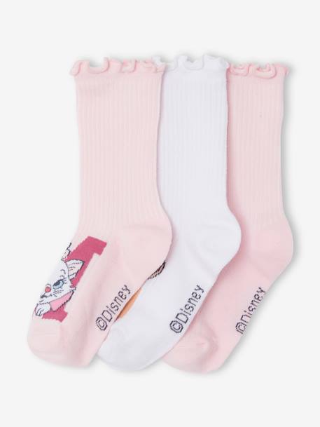 Pack of 3 Pairs of Disney® Animals Socks pale pink - vertbaudet enfant 
