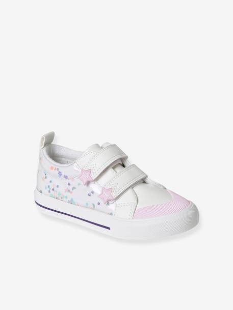 Hook-and-Loop Trainers for Girls, Designed for Autonomy white - vertbaudet enfant 