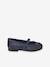 Leather Ballerina Pumps with Glitter for Girls, Designed for Autonomy navy blue - vertbaudet enfant 