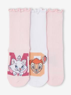 Girls-Underwear-Pack of 3 Pairs of Disney® Animals Socks