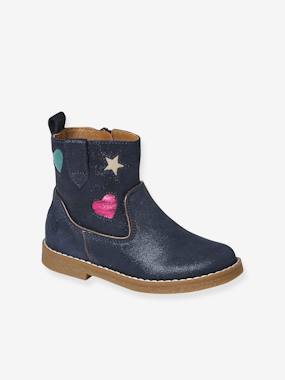Chaussures-Boots en cuir fille collection maternelle