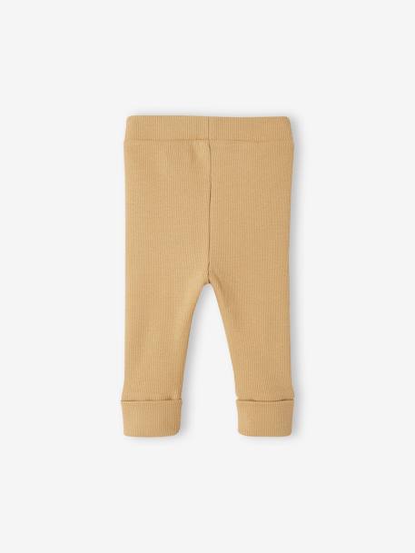 Progressive leggings for Babies, BASICS beige+cappuccino+golden yellow+navy blue - vertbaudet enfant 