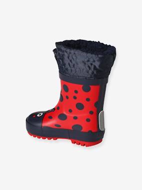 Bottes de pluie fourrées en caoutchouc imprimé bébé - vertbaudet enfant Bottes de pluie fourrées en caoutchouc imprimé bébé - vertbaudet enfant