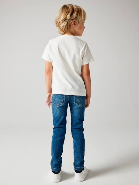 Morphological slim thin jeans for boys black denim+Dark Blue+Dark Grey+Denim Blue+denim grey+double stone - vertbaudet enfant 