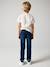 Jeans straight morphological medium for boys Dark Blue+Denim Blue - vertbaudet enfant 