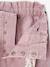Pantalon fille paperbag ceinture foulard cannelle+mauve - vertbaudet enfant 