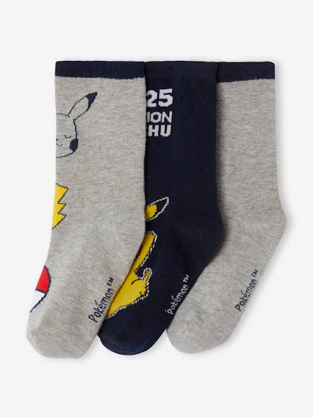 Lot de 3 paires de chaussettes Pokemon® - marine, Garçon