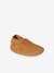 Supple Leather Shoes with Elastic, for Babies chocolate - vertbaudet enfant 