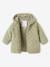 Padded Jacket with Hood, for Babies green - vertbaudet enfant 