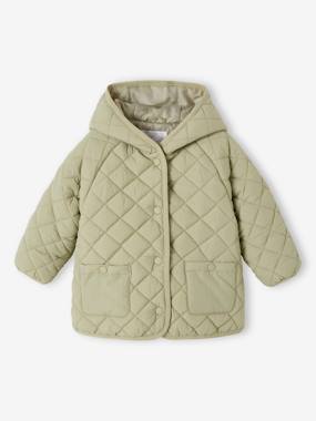 -Padded Jacket with Hood, for Babies