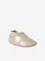 Chaussons bébé cuir souple blanc imprimé+bleu nuit+lot rose+or+rose imprimé+rose poudré - vertbaudet enfant 