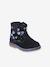 Printed Leather Boots with Zip for Babies printed blue - vertbaudet enfant 