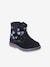 Printed Leather Boots with Zip for Babies printed blue - vertbaudet enfant 