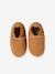 Supple Leather Shoes with Elastic, for Babies chocolate - vertbaudet enfant 