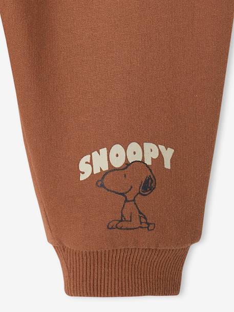 Pantalon Peanuts® Snoopy bébé en molleton chocolat - vertbaudet enfant 