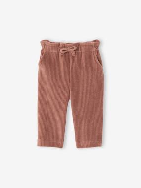 -Wide Corduroy Trousers for Babies