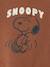 Sweat bébé Peanuts® Snoopy chocolat - vertbaudet enfant 