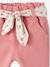 Trousers with Fabric Belt for Babies old rose - vertbaudet enfant 