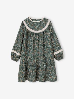 Floral Dress for Girls  - vertbaudet enfant