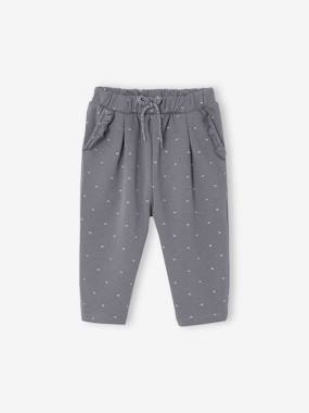 Baby-Trousers & Jeans-Fleece Trousers for Baby Girls