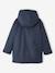 Ciré à capuche garçon doublé sherpa bleu nuit+vert sauge - vertbaudet enfant 