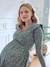 Robe courte en maille grossesse et allaitement NOIR FONCE UNI+ROUGE MOYEN UNI+vert sapin - vertbaudet enfant 
