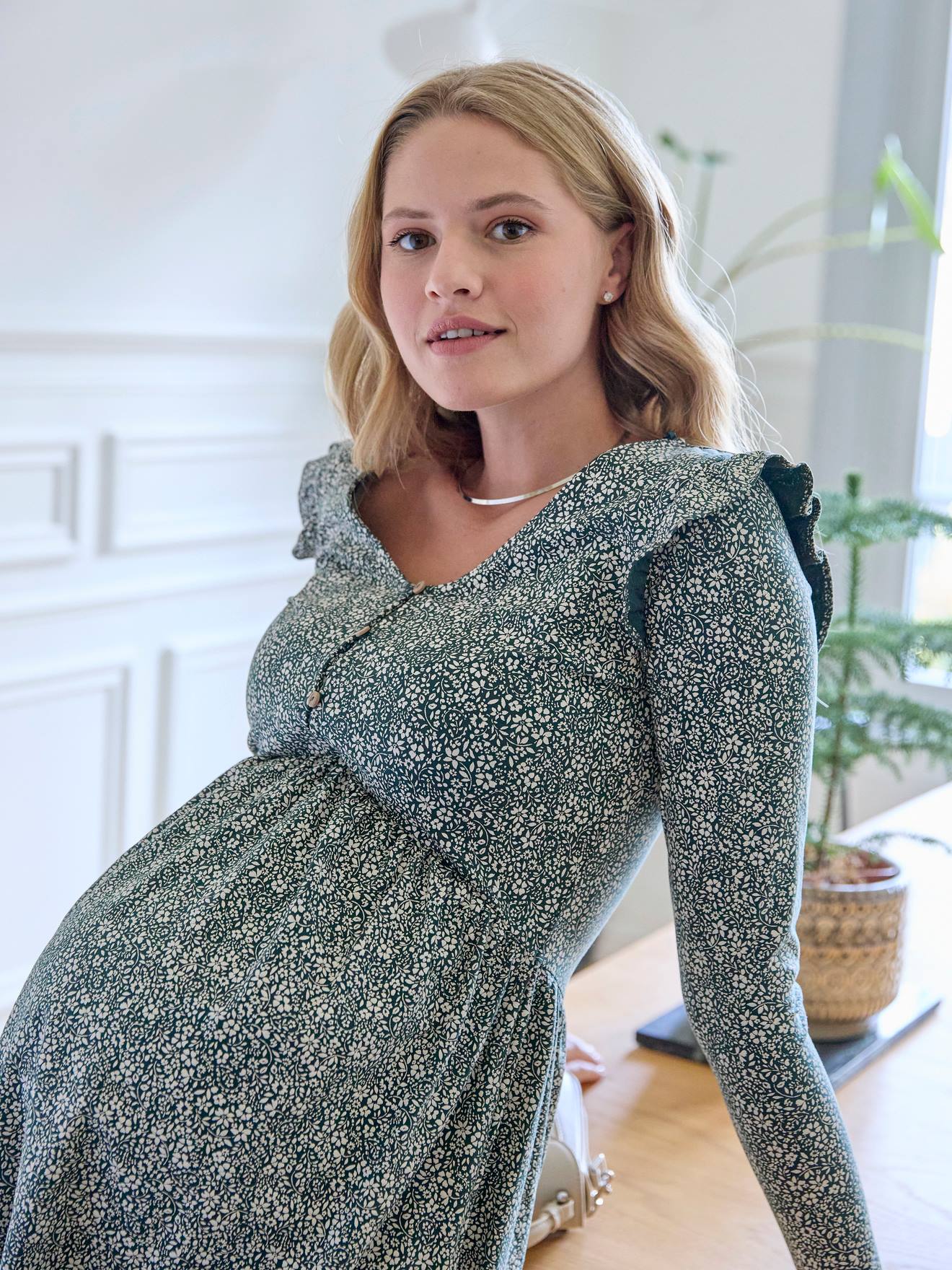 Smocked Maternity & Nursing Dress | Seraphine