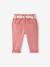 Trousers with Fabric Belt for Babies old rose - vertbaudet enfant 