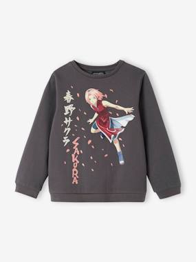 Naruto® Sakura Sweatshirt for Girls  - vertbaudet enfant