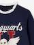 Harry Potter® Long Sleeve Top with Voile Collar for Girls navy blue - vertbaudet enfant 