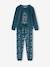 Velour Pyjamas with Glow-In-The-Dark Rocket for Boys peacock blue - vertbaudet enfant 