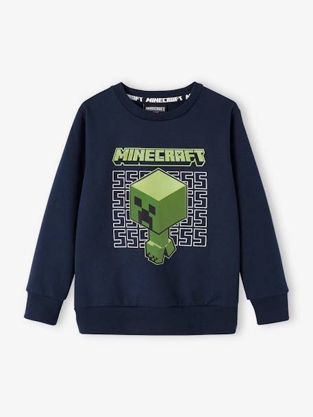Minecraft® Sweatshirt for Boys navy blue - vertbaudet enfant 
