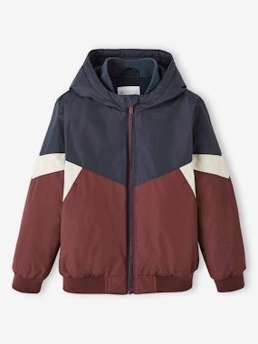 Boys-Coats & Jackets-Colourblock Windcheater Jacket for Boys