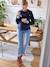 Fleece Sweatshirt, Maternity & Nursing Special navy blue - vertbaudet enfant 