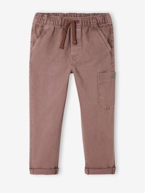 Coloured Cargo Trousers for Boys  - vertbaudet enfant