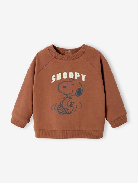 Snoopy by Peanuts® Sweatshirt for Babies chocolate - vertbaudet enfant 