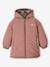 Parka à capuche réversible effet métallisé ou doudoune fille argent - vertbaudet enfant 