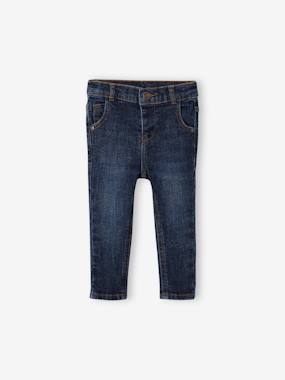 Baby-Trousers & Jeans-Straight Leg Jeans for Babies, Basics