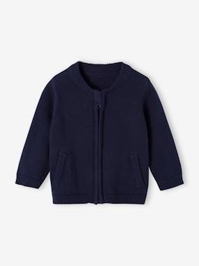 Bébé-Pull, gilet, sweat-Gilet zippé style teddy bébé personnalisable