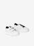Baskets en cuir enfant blanc+marine - vertbaudet enfant 