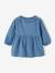 Robe bébé denim col volanté stone - vertbaudet enfant 