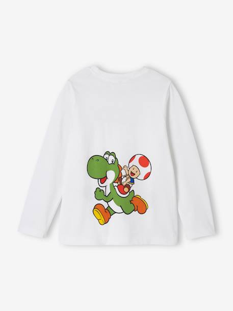 Long Sleeve Mario & Luigi® Top for Boys white - vertbaudet enfant 