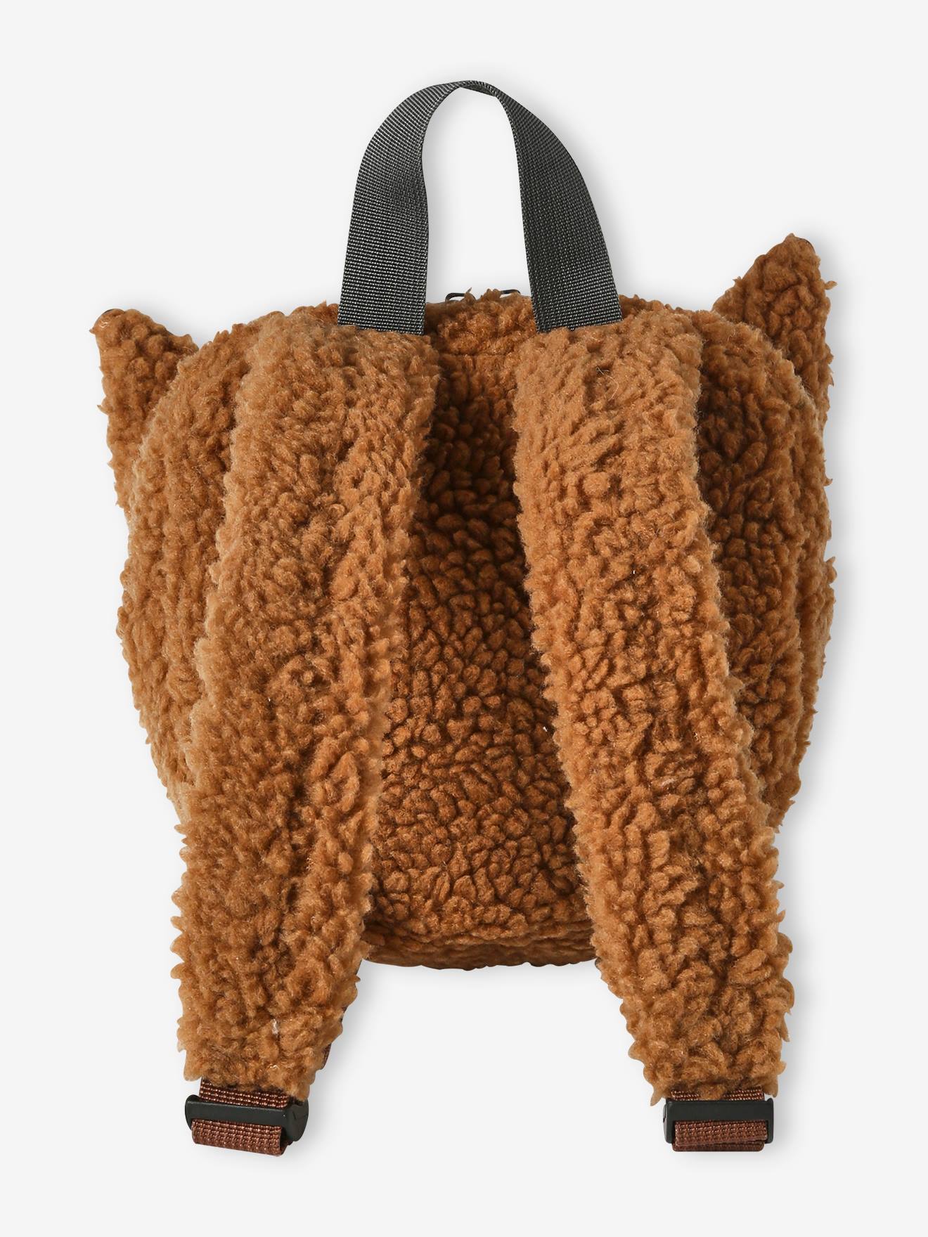 Fox Backpack in Sherpa, for Children - ginger, Boys