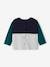 Long Sleeve Colourblock Top for Babies night blue - vertbaudet enfant 